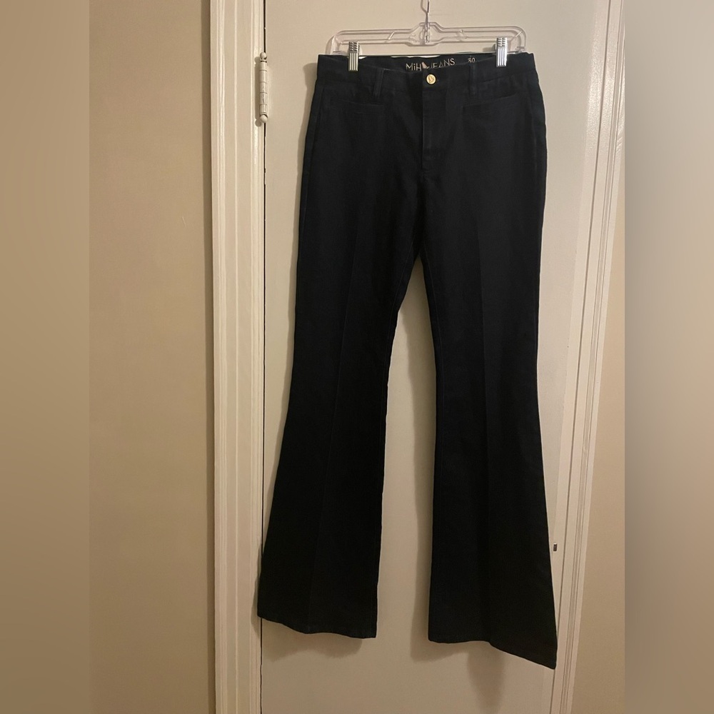 Anthropologie MIH Marrakesh Mid Rise Kick Flare Kara Wash Size 30